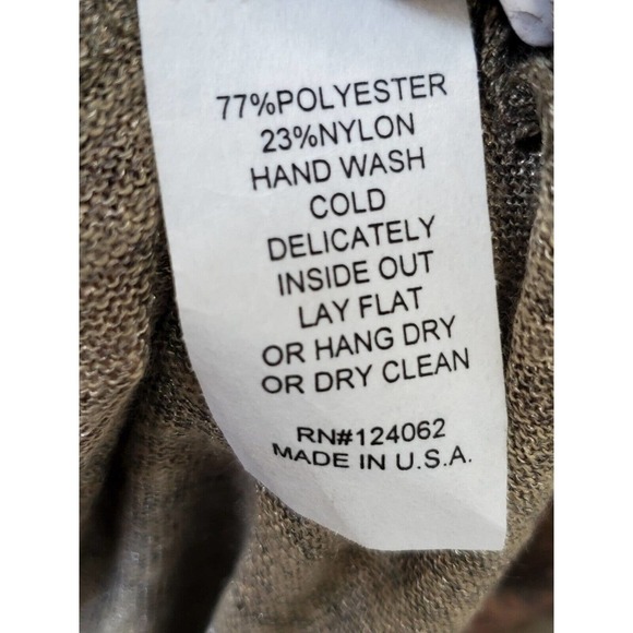 Studio Gem Women Multicolor Polyester Round Neck Long Sleeve Knee Length Dress L - Picture 10 of 11